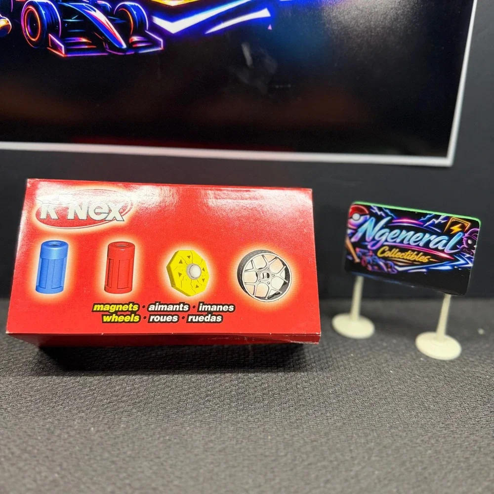 KNEX Magnets and Wheels Expansion Set Replacement Parts 11 Piece Kit Multicolor